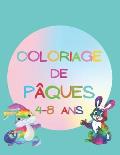 Coloriage de P?ques 4-8 ans: livre ? colorier de p?ques Coloriage Paques Maternelle Livre de coloriage de P?ques pour les enfants pour colorier san