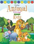 Cute Animal Coloring Book for Kids: Kids Coloring and Activity Book