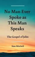 No Man Ever Spoke As This Man Speaks: The Gospel of John