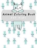 animal coloring book for kids: for kids aged 3-8 , 8.5x11 inches