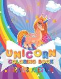 Unicorn Coloring Book: For Kids, A Huge Collection Of Magical Unicorn Coloring.