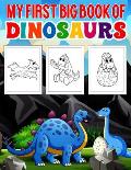 My First Big Book Of Dinosaurs: 50 adorable and creative dinosaur design for toddlers, A funny book for preschoolers