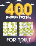 400 Sudoku Puzzle for Adult: Logical Thinking - Brain Game Book Easy To Hard Sudoku Puzzles For Adult