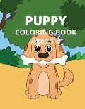 Puppy Coloring Book: Ages 1-3