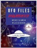 UFO Files Declassified Puzzle Book: Word Search Game