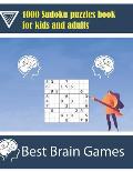 1000 sudoku puzzles book for kids and adults: best brain games