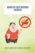 Burn Fat Fast Without Exercise: Make A Significant Change In Your Body: Burn Fat Belly