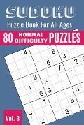 Sudoku Puzzle Book For Purse or Profit: 80 Normal Difficulty Sudoku Puzzles for Everyone