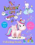 Unicorn Coloring Book: Meet Sprinkles the Unicorn - Unicorn Life: Unicorn Unicorn Unicorn: Fun & Coloring