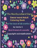 Th3 Newfoundland Slang Swear word Adult Coloring Book