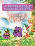 Coloring Book for Kids Funny Monsters