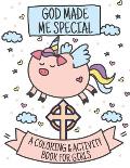 God Made Me Special: A Coloring & Activity Book for Girls: Coloring Pages Bible Verses and Christian Images