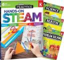 180 Days(tm) Steam, Science, Math, & Problem Solving Grade K: 4-Book Set: Practice, Assess, Diagnose