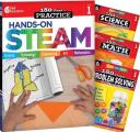 180 Days(tm) Steam, Science, Math, & Problem Solving Grade 1: 4-Book Set: Practice, Assess, Diagnose