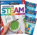 180 Days(tm) Steam, Science, Math, & Problem Solving Grade 4: 4-Book Set: Practice, Assess, Diagnose