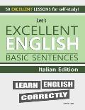 Lee's Excellent English Basic Sentences - Italian Edition