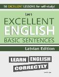 Lee's Excellent English Basic Sentences - Latvian Edition