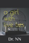 A girl with five ties