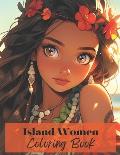 Island Women Coloring Book
