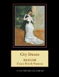 City Dance: Renoir Cross Stitch Pattern