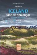 ICELAND, Landmannalaugar rainbow mountains, hiking maps