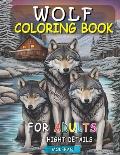 Wolf Coloring Book for Adults: Relaxation and Artistry Combined, Explore the Serenity of Wolves with Intricate Adult Coloring Designs, Elevate Your C