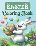 Easter Basket Stuffers: Coloring Book for Kids Ages 2-5, 4-8