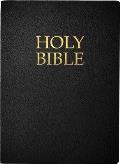 Kjver Holy Bible, Large Print, Black Bonded Leather, Thumb Index: (King James Version Easy Read, Red Letter)