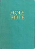 Kjver Holy Bible, Large Print, Coastal Blue Ultrasoft: (King James Version Easy Read, Teal, Red Letter)
