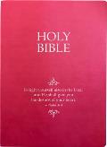 Kjver Holy Bible, Delight Yourself in the Lord Life Verse Edition, Large Print, Berry Ultrasoft: (King James Version Easy Read, Red Letter, Pink, Psal