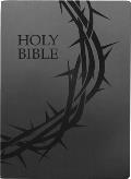 Kjver Holy Bible, Crown of Thorns Design, Large Print, Black Ultrasoft: (King James Version Easy Read, Red Letter)