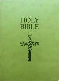 Kjver Holy Bible, Cross Design, Large Print, Olive Ultrasoft: (King James Version Easy Read, Red Letter, Green)