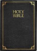 KJV Family Legacy Holy Bible, Large Print, Black Genuine Leather, Thumb Index: (Red Letter, Premium Cowhide, 1611 Version)