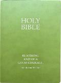 KJV Holy Bible, Be Strong and Courageous Life Verse Edition, Large Print, Olive Ultrasoft: (Red Letter, Green, 1611 Version)