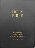 KJV Holy Bible, Be Strong and Courageous Life Verse Edition, Large Print, Black Ultrasoft: (Red Letter, 1611 Version)