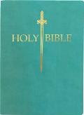 KJV Sword Bible, Large Print, Coastal Blue Ultrasoft: (Red Letter, Teal, 1611 Version)