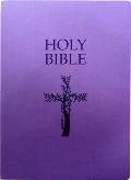 KJV Holy Bible, Cross Design, Large Print, Royal Purple Ultrasoft: (Red Letter, 1611 Version)