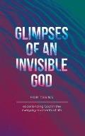 Glimpses of an Invisible God for Teens: Experiencing God in the Everyday Moments of Life