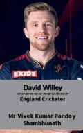 David Willey: England Cricketer
