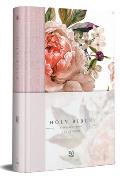 KJV Holy Bible Large Print Medium format Pink Cloth Hardcover w Ribbon Marker Red Letter