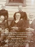 A Genealogy of the Crossman Family: Descendants of John and Robert Crossman of Taunton, Massachusetts; Supplement #2 Including the Ancestry and Descen