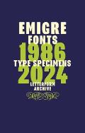 Emigre Fonts: Type Specimens 1986-2024